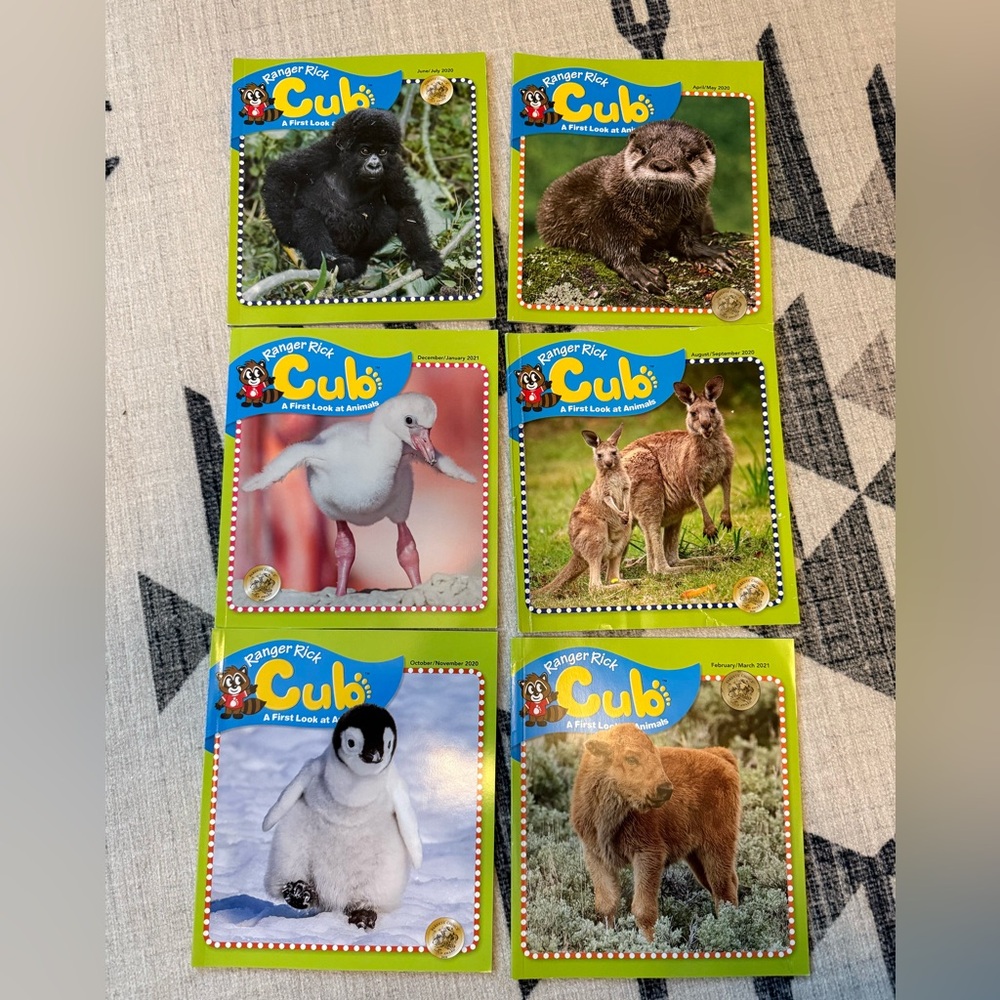 Ranger Rick Cub Magazine Bundle - Set of 6